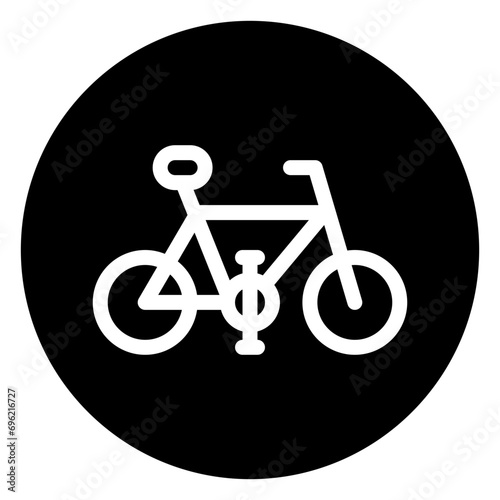 cycling glyph icon