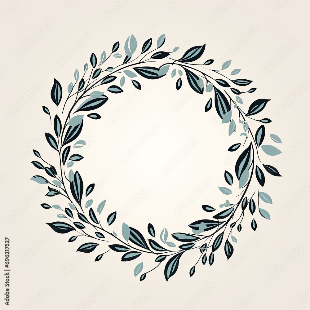 Nature's Circle - Framed by Leaves Nature's Circle - Framed by Leaves