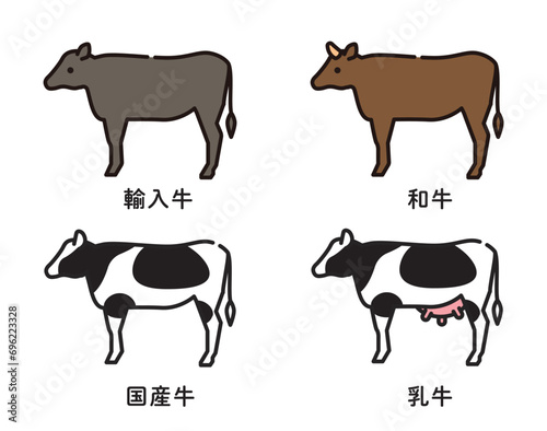 牛　牛肉　食材　バーベキュー　精肉