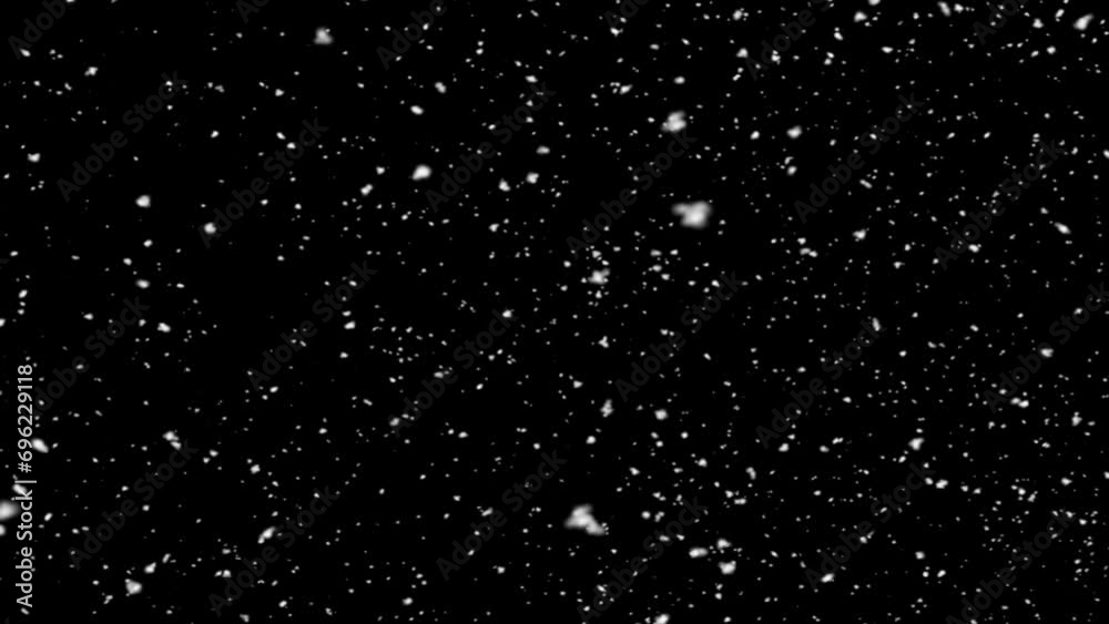 Snow, Falling snow animation loop