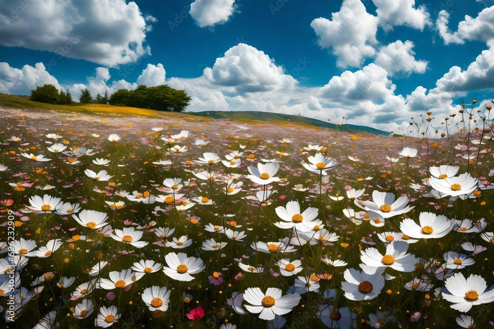 field of daisies