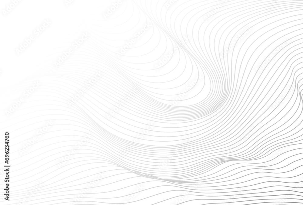 White Wave Lines Pattern Abstract Background. Minimal Wallpaper. Banner. Vector Illustration. Technology. Digital White Wave Lines Pattern Abstract Background. Minimal Wallpaper. Banner. Vector Illustration. Technology. Digital