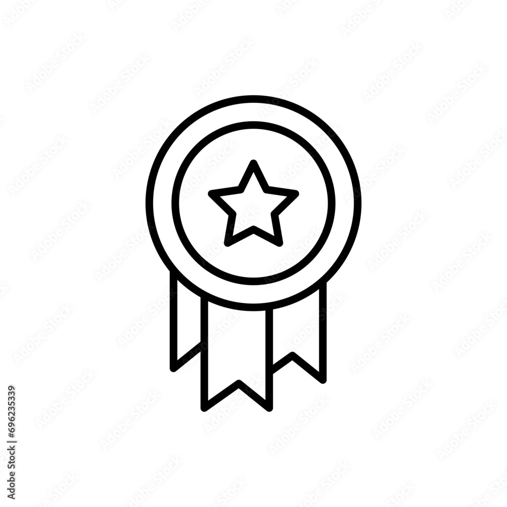 Star badge outline icons, award minimalist vector illustration ,simple transparent graphic element .Isolated on white background Star badge outline icons, award minimalist vector illustration ,simple transparent graphic element .Isolated on white background