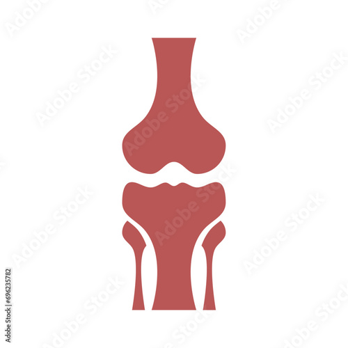 Knee joint. rheumatology and traumatology, vector design and illustration