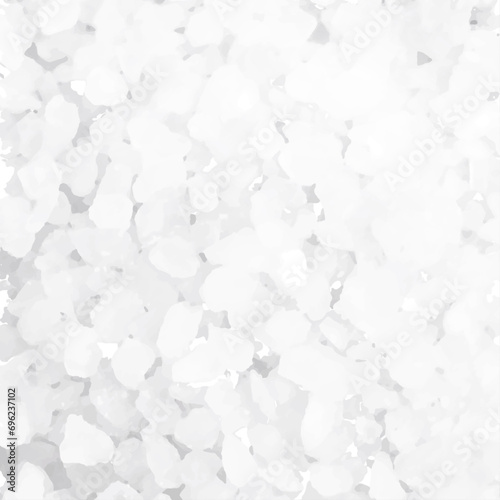 Vector flat lay of natural salt concept