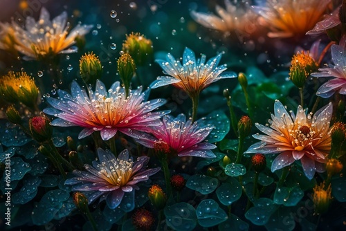 flowers in the garden © Nazia
