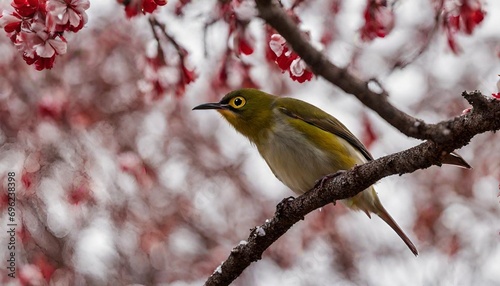 cardinal on a branch generated Ai