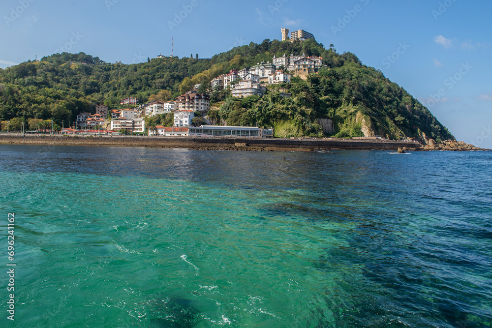Fototapeta premium San Sebastian, Donostia, España, playa de la concha