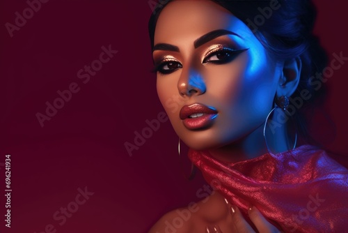 Sultry Beauty A fictional character created by Generated AI. 