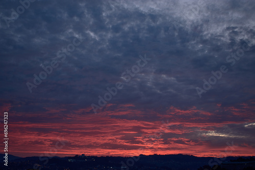 From my window I wake up very often to very beatiful red sunrises photo