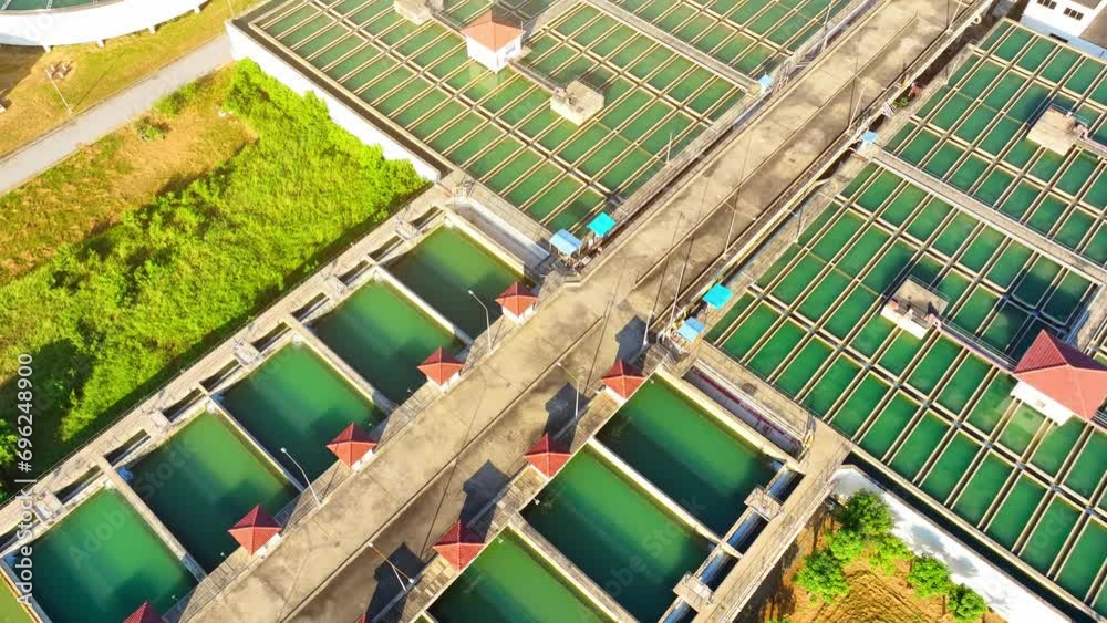 A wastewater treatment facility employs physical, chemical, and