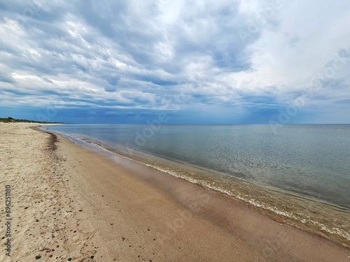 Image of the Baltic Sea at the Curonian Spit  Lithuania