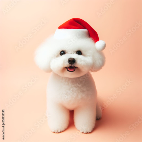 Dogs dressed like Christmas　クリスマスの格好をした犬 photo