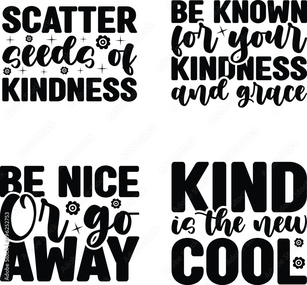 Kindness quotes svg design bundle and digital download Kindness quotes svg design bundle and digital download