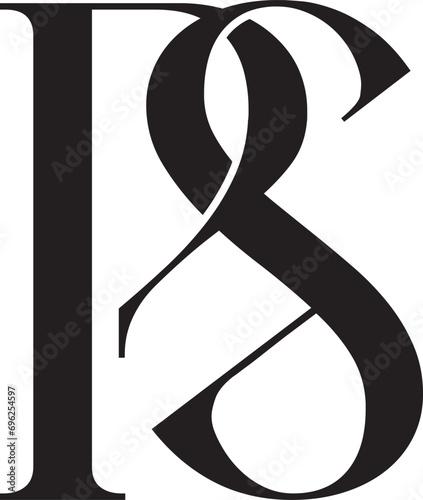 PS letter logo modern design