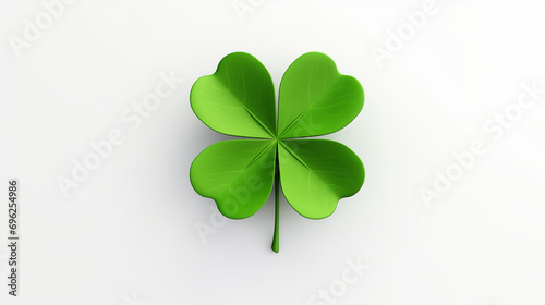 Shamrocks on a green background celebrate, banner St Patricks day with treasure of leprechaun, pot full of golden coins, Happy Saint Patricks Day concept. ai generated