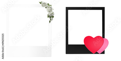photo frame on transparent background