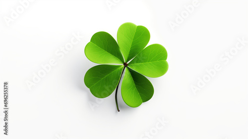 Shamrocks on a green background celebrate, banner St Patricks day with treasure of leprechaun, pot full of golden coins, Happy Saint Patricks Day concept. ai generated