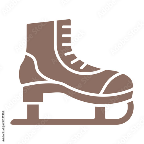 Canvas Print Ice skate Icon