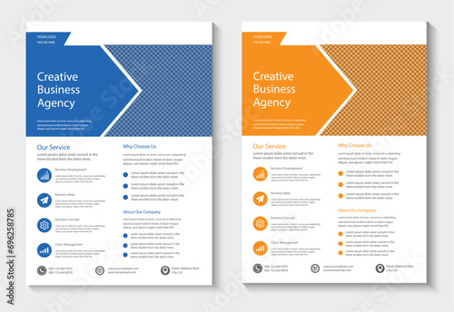 Corporate business multipurpose flyer design template