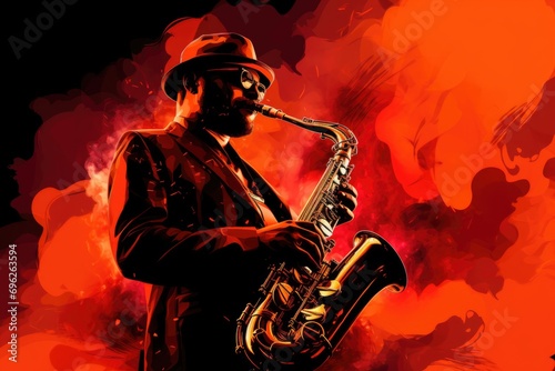 The Jazz Musician A fictional character created by Generated AI. 