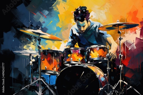 The Art of Drumming A fictional character created by Generated AI. 