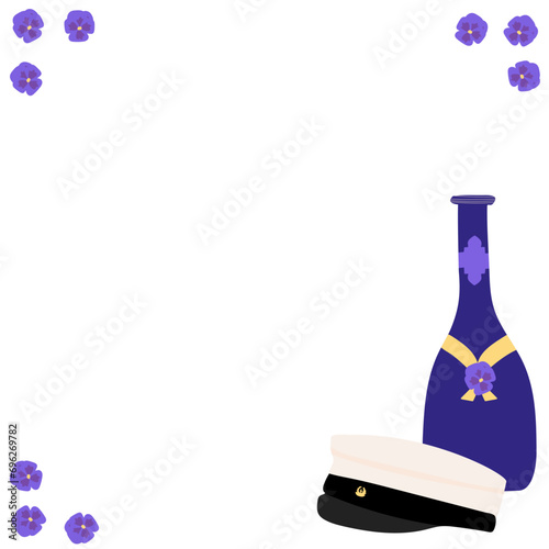 The first of May Finland graduation cap