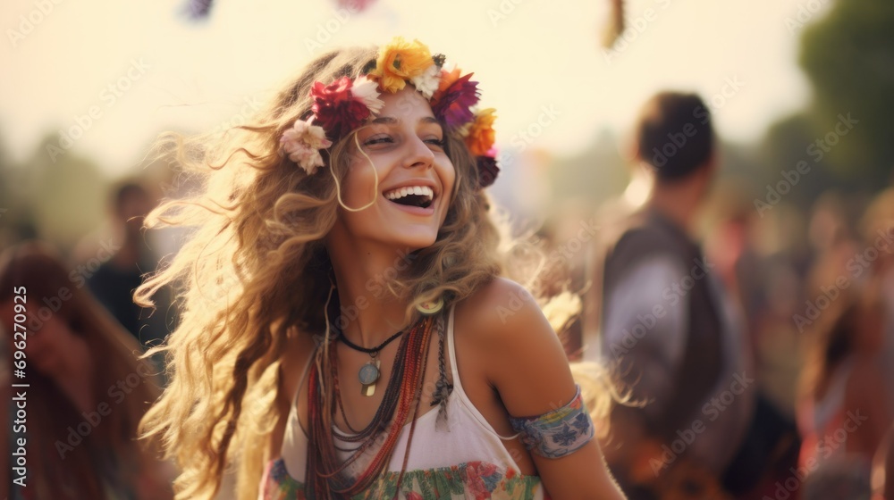 Pretty hippie woman, beautiful young hipster. Concept of youth, freedom and adventure. Cute cheerful teenage lady. attractive female vintage girl. Pretty hippie woman, beautiful young hipster. Concept of youth, freedom and adventure. Cute cheerful teenage lady. attractive female vintage girl.