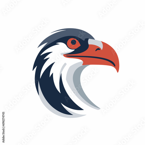 Seagull in cartoon, doodle style. Isolated 2d vector illustration in logo, icon, sketch style, Eps 10. AI Generative