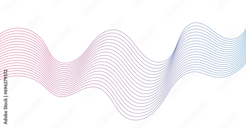 Flowing Wave Pattern Halftone Curve Shape on Transparent Background Flowing Wave Pattern Halftone Curve Shape on Transparent Background