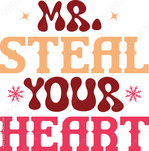 retro valentine's day svg design cut file