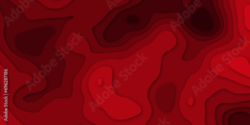 Abstract background. Papercut background for presentation, cover, banner, and website template. Vector illustration.