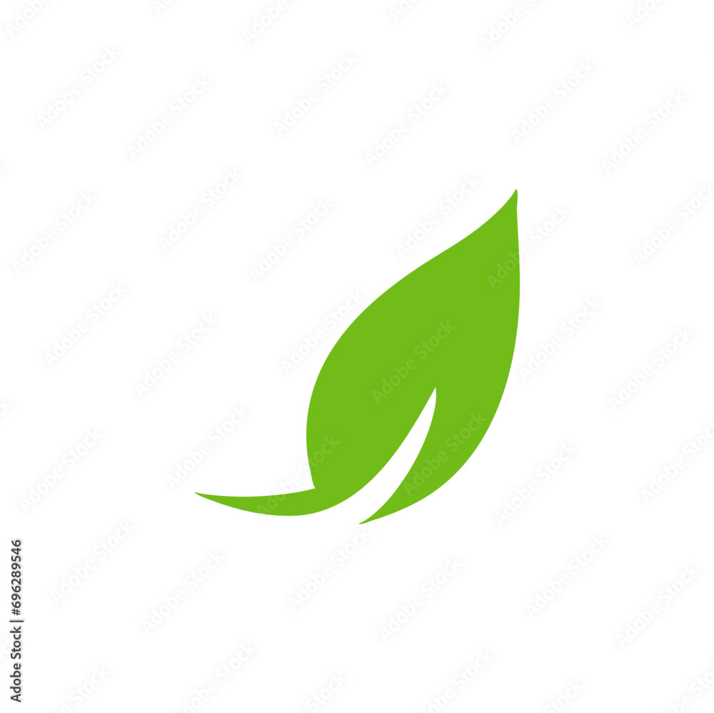 Leaves icon for natural, eco, vegan, bio labels Leaves icon for natural, eco, vegan, bio labels