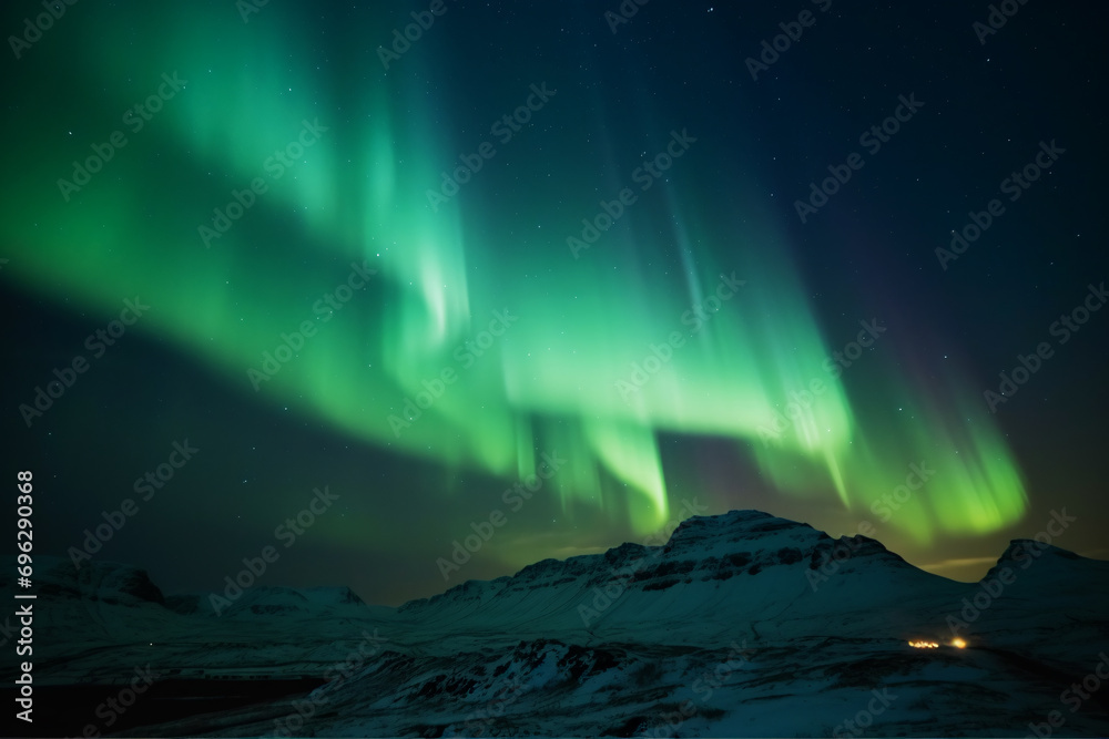 Stunning northern lights