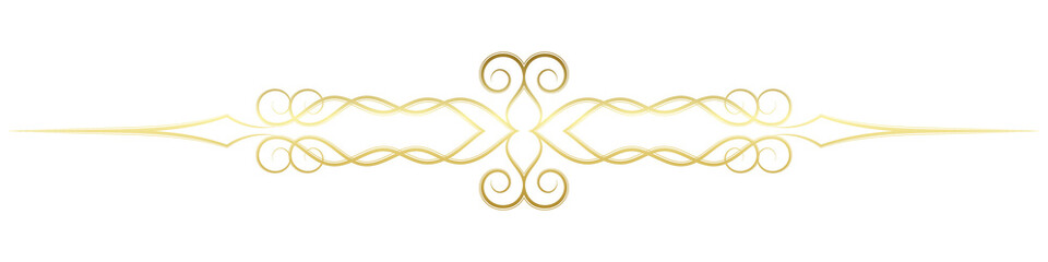 vintage lines decorative s Golden flower border collection