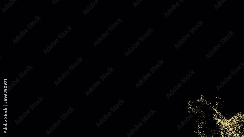 Sand Realistic Transition on Alpha Channel. Transition of sand place on footage or background and easier to adjust color.