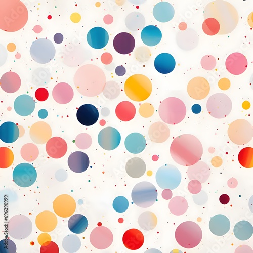 Colorful confetti as abstract background, wallpaper, banner, texture design with pattern - vector. White background.