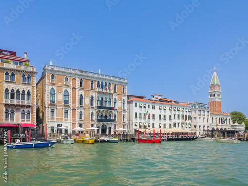 Traditional Venetian architecture along canal (Venice, Italy)