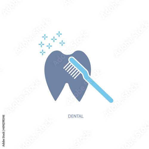 dental icons set. Set of editable stroke icons.Vector set of dental