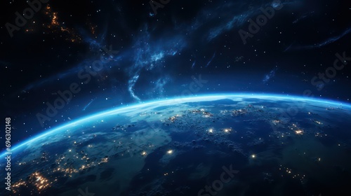 earth in space