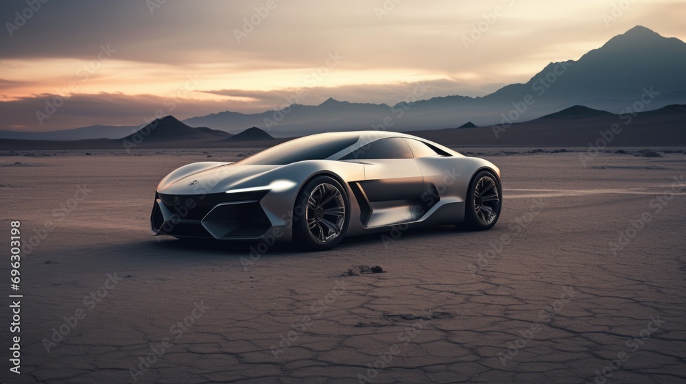 Naklejka premium Futuristic Car 