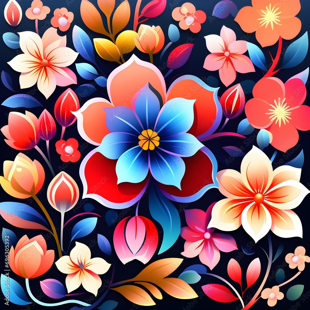 seamless floral pattern seamless floral pattern