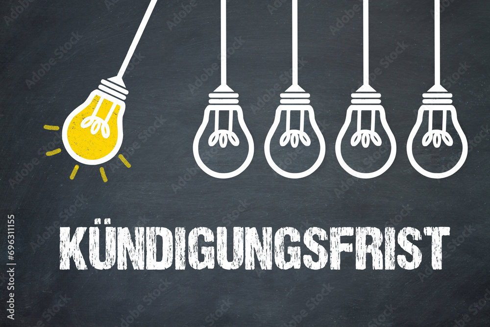 Fototapeta premium Kündigungsfrist