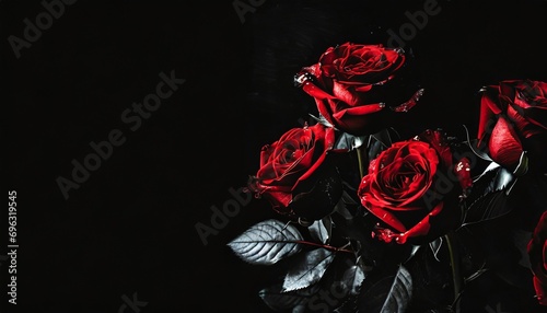 赤い薔薇の背景