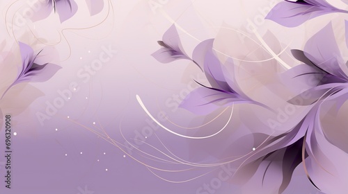 Pastel Purple Flower: Delicate Illustration with a Serene Floral Background