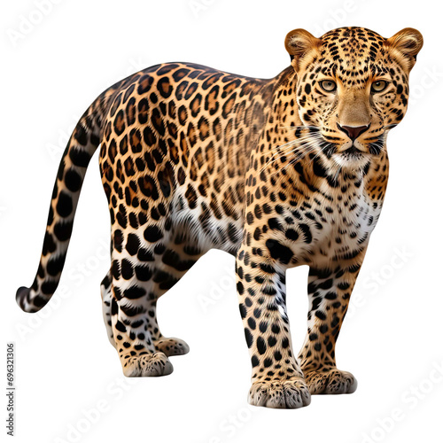 leopard on a transparent background