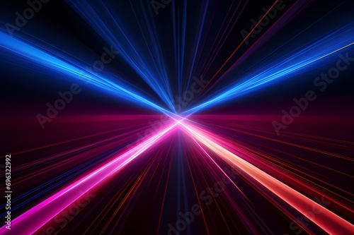 Neon light flash background for logos, banners and presentations.