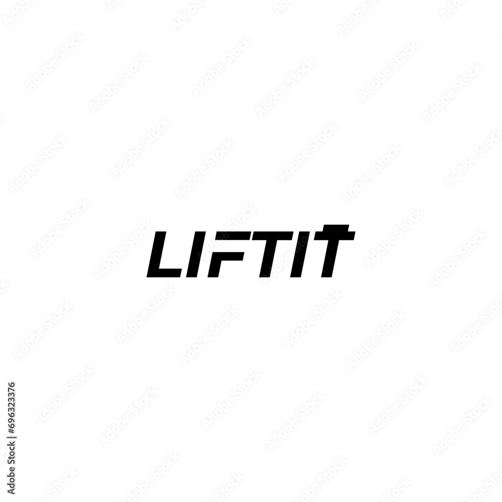 Lift Gym Logo Design Vector 