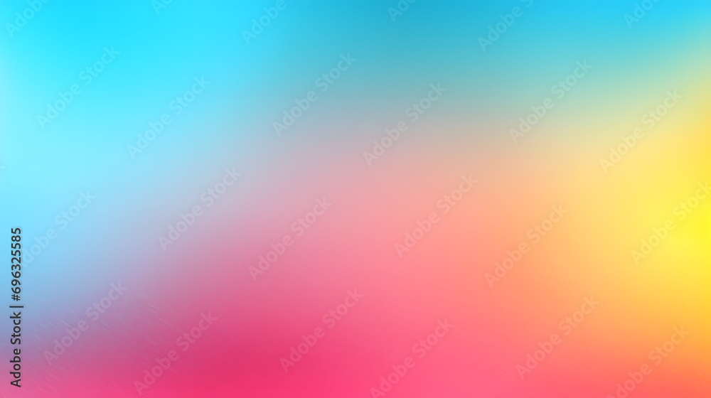 Pink blue yellow light glowing grainy gradient background