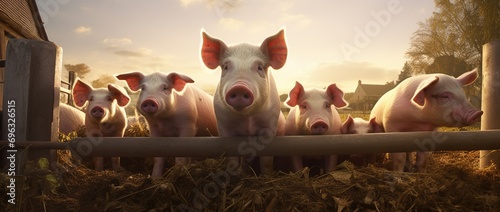 Piglets on the farm © Rudsaphon